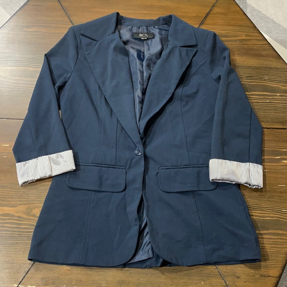 BCX Navy Dark Blue Women’s Blazer